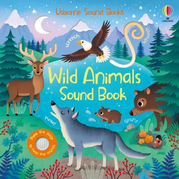 Музикална книжка Wild Animals Sound Book