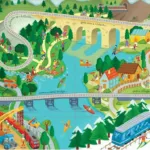 Детска книжка 3 в 1 WIND-UP TRAIN - Image 4