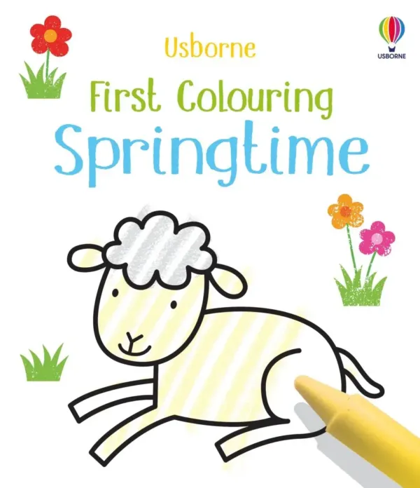 Детска книжка за оцветяване First Colouring Springtime