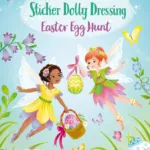 Детска книжка със стикери в голям формат Sticker Dolly Dressing Easter Egg Hunt