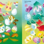 Детска книжка със стикери в голям формат Sticker Dolly Dressing Easter Egg Hunt - Image 5