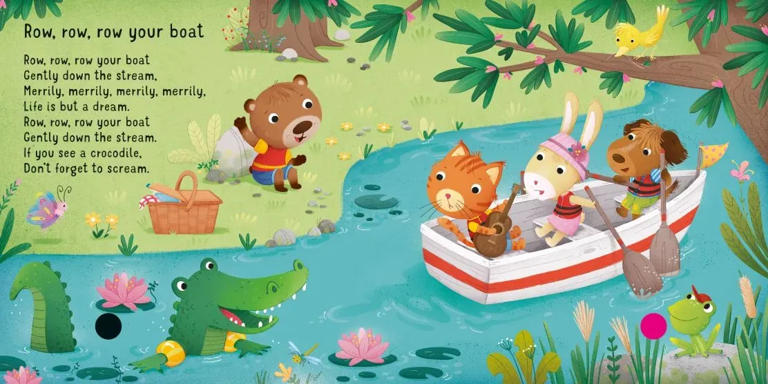 Музикална книжка с песнички Sing-along Nursery Rhymes - Image 2