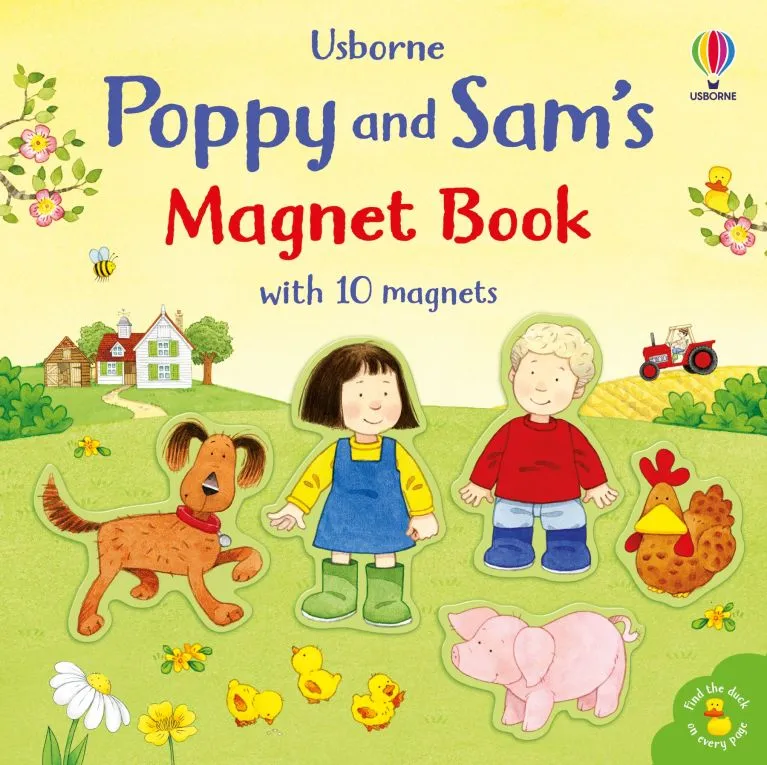 Книжка с магнити Poppy and Sam Magnet Book