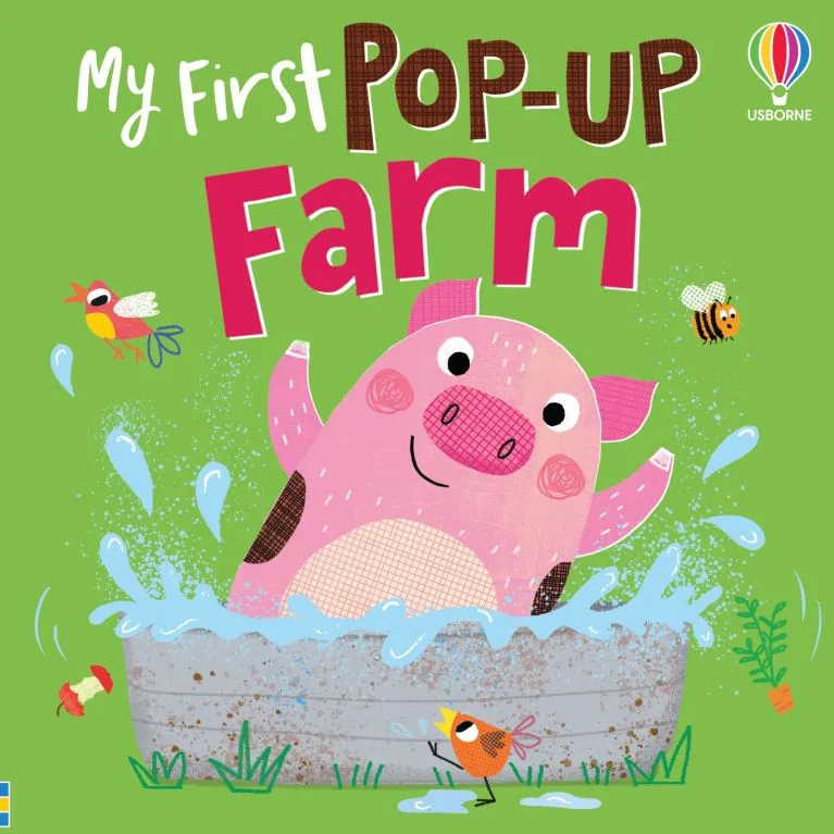 Интерактивна детска книжка с движещи се елементи My First Pop-up Farm