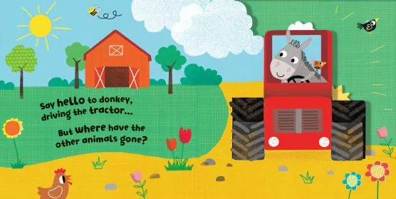 Интерактивна детска книжка с движещи се елементи My First Pop-up Farm - Image 4