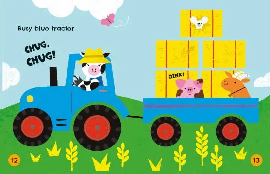 Детска книжка със занимания Cut and Stick Vehicles - Image 5