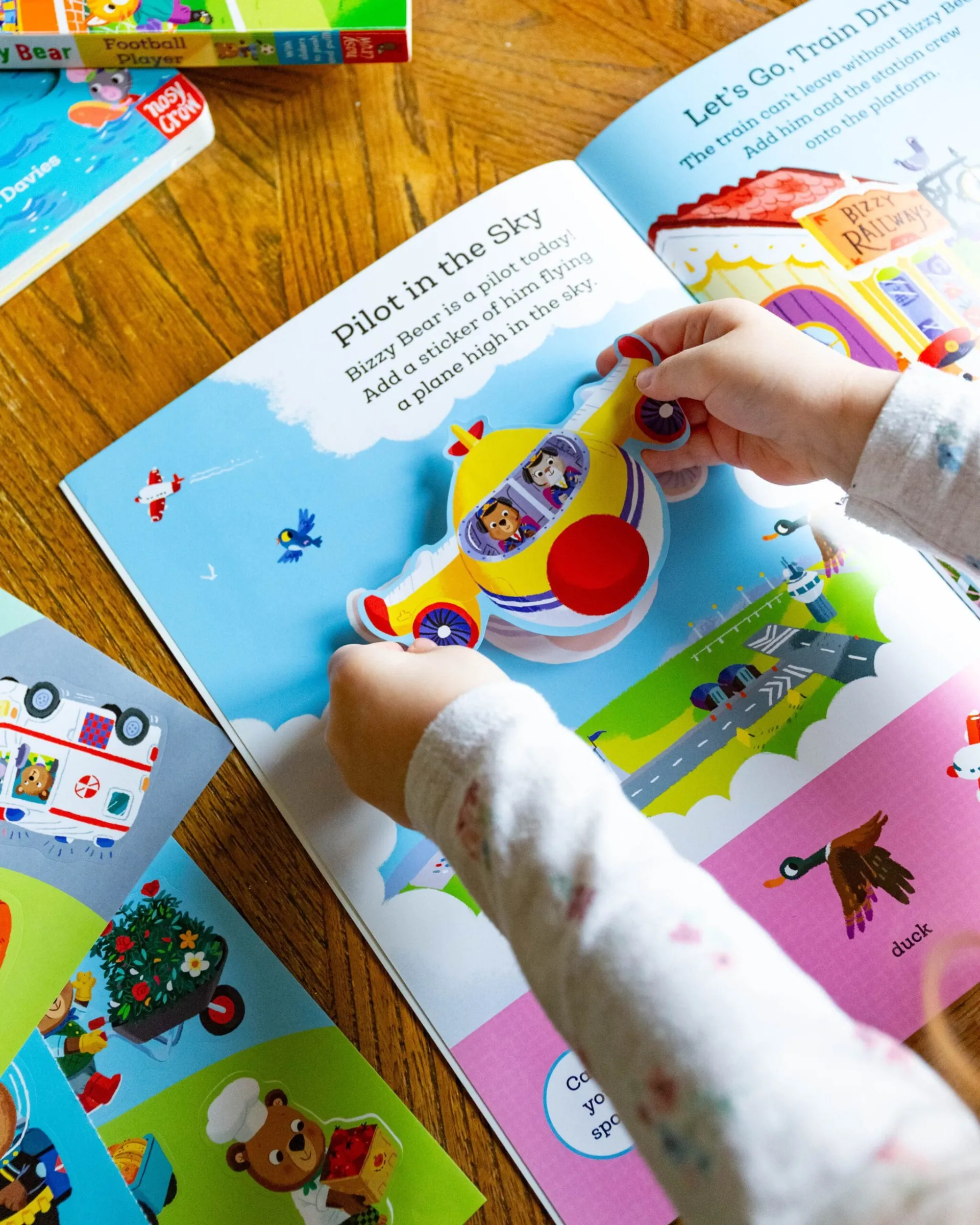 Детска книжка със стикери Bizzy Bear My First Sticker Book: Busy Jobs - Image 3