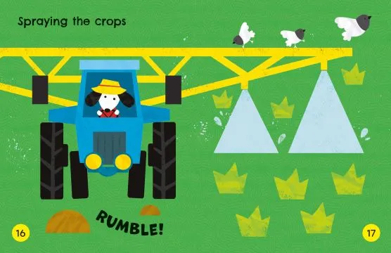 Детска книжка със занимания Cut and Stick Farm - Image 4
