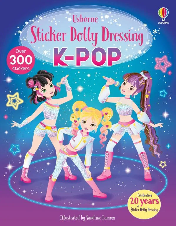 Книжка със стикери Sticker Dolly Dressing K-POP